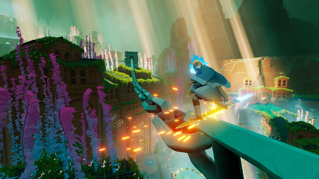 Sword of the Sea Launches Today: Journey Developers Return with Critically Acclaimed Desert Surfing Adventure